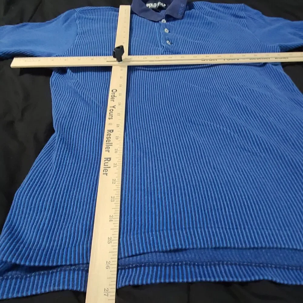 Polo Golf Ralph Lauren Mens Polo Blue Size Small Cotton Short Sleeve Pullover